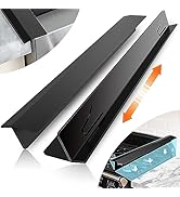 2PCS Kitchen Stove Counter Gap Covers, Stainless Steel Stove Guard, Cooktop Trim Kit, Stove Gap G...