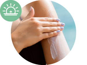 Apply sunscreen in the morning