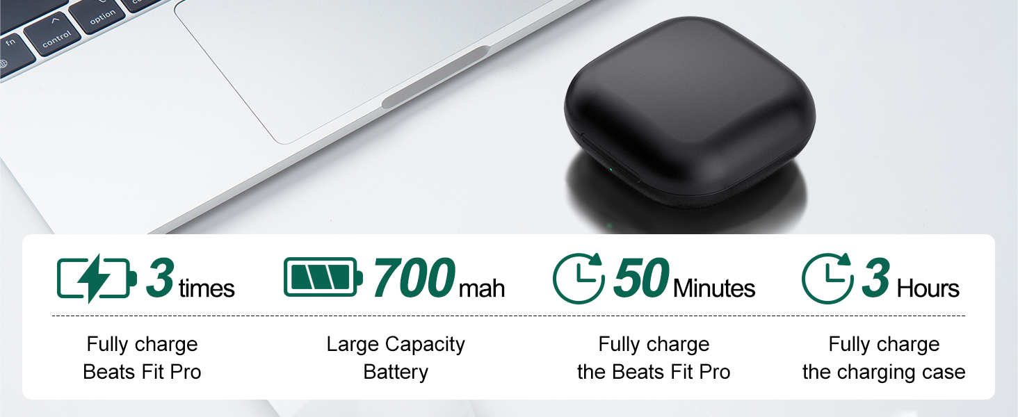 Wireless Charging Case for Beats Fit Pro, Replacement