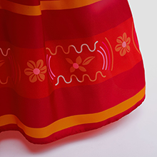 dolores Encanto Costume Dress Kids Party Cosplay Clothes Summer Dress Outfit With Bag accesseries