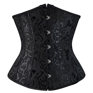 Grebrafan Bridal Underbust Plus Size Vintage Waist Corset