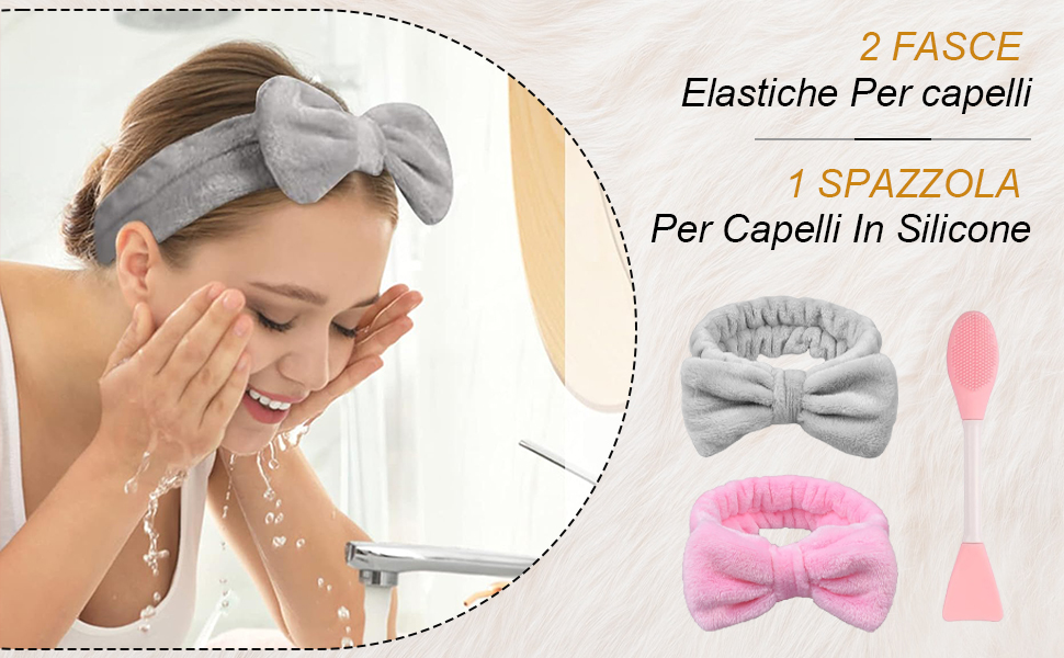 2 Stück Spa Stirnband