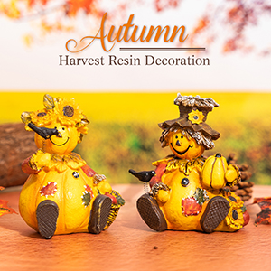 autumn harvest resin decor