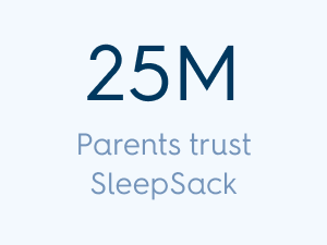 25M parents trust sleepsack
