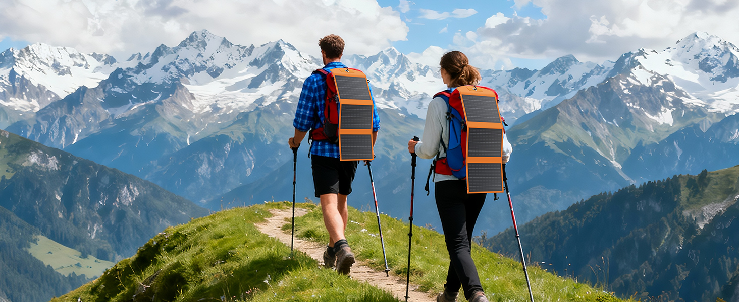 SOLUPUP Solar Panels, 30W Portable Solar Charger, Foldable Solar Panels, 30 Watt Solar Panels