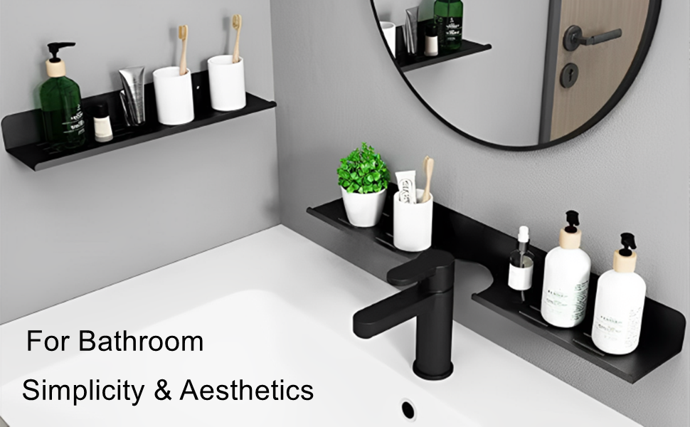 GKIDOER 24 Inch Metal Sink Shelf Organizer Over The Faucet