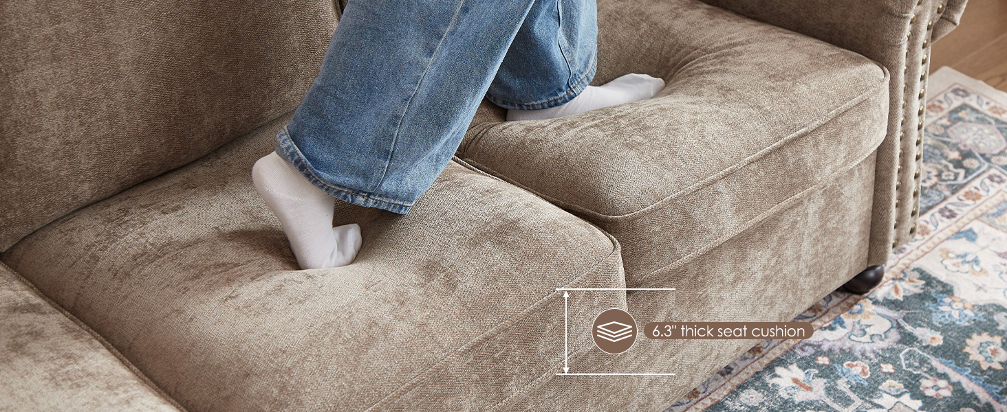 3 seater sofa heavy duty bedroom couches brown grey roll arm sofa modern