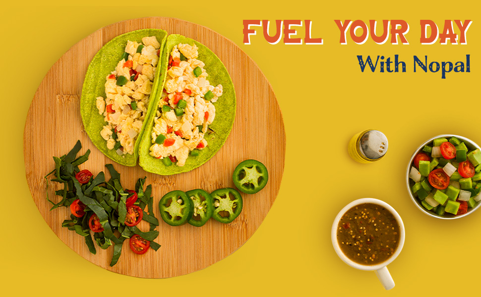 Alondras Low Carb Tortilla Nopal made from prickly pear