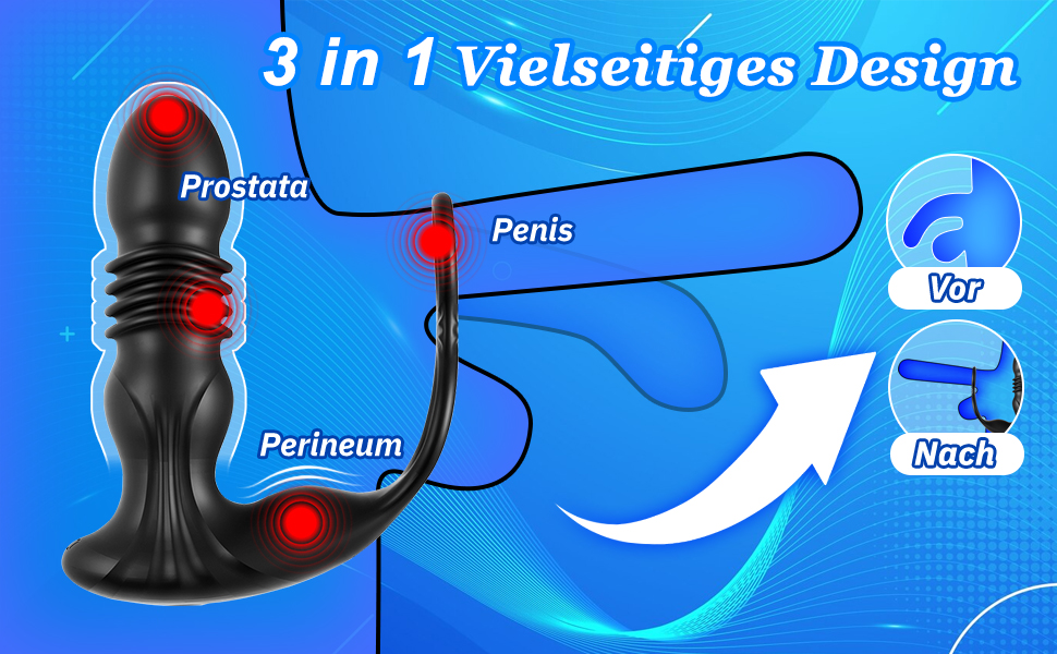 elektroschocker klein analplug# für männer mit vibration stun gun prostata stimulator