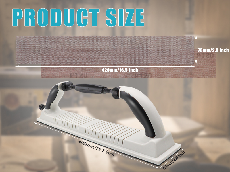 ZEHIQ Adjustable Flexible Sanding Block, Longboard Hand Sanding File