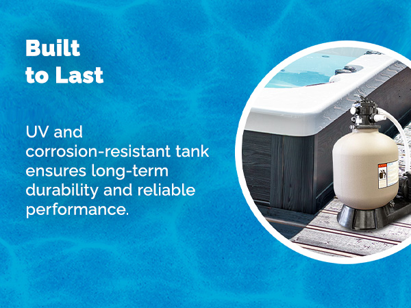 【sand 2 water】 Funsicle 1600 GPH Sand Filter Pool Pump with Mystic White II