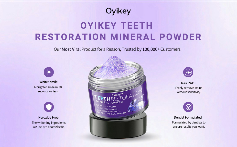 Amazon.com : ODALIT Teeth Restoration Mineral Powder, Tooth Whitening - Soft Mineral Hack Repairs Teeth And Gums