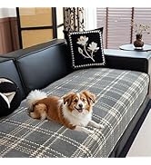 MYSKY HOME Dog Couch Cover, Sectional Couch Covers, Couch Covers for 3 Cushion Couch Sofa Pet Fri...