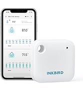 Inkbird IBS-TH3 WiFi Digital Thermometer Hygrometer, Indoor Outdoor Temperature Humidity Sensor w...