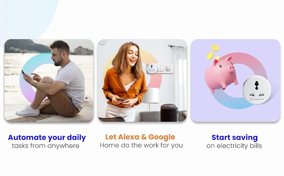 Smart Plug, Smart Plug 10amp, works with Alexa and Google