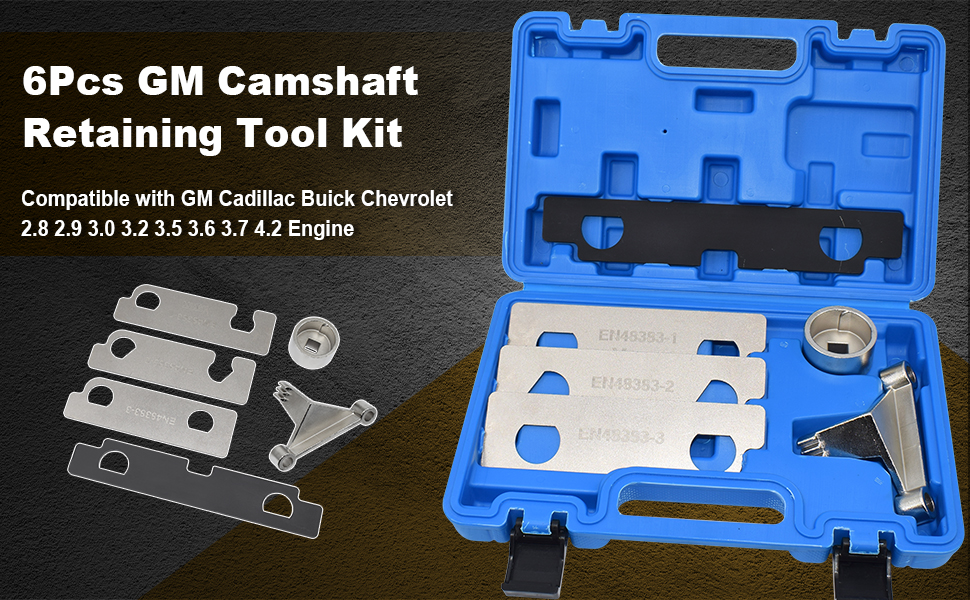 Yuesstloo 6Pcs Camshaft Retaining Tool Kit