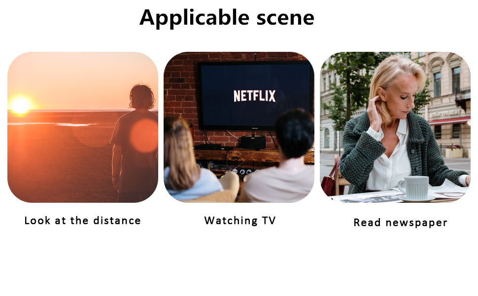 Progressive Multifocal Computer reading glasses Applicable scene