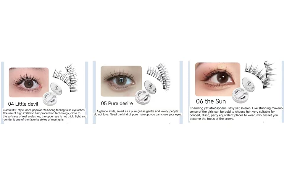Simulated wide magnetic eyelash