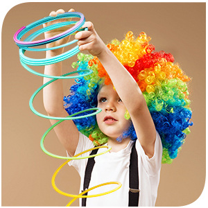 Party Favors for Kids Big Coil Springs Toys Huge Rainbow Coil Spring Plastic Walking Spring Toy