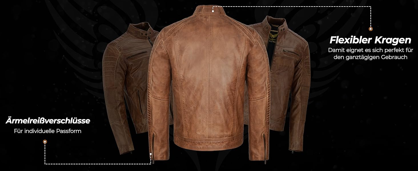 hellbraune Jacke herren