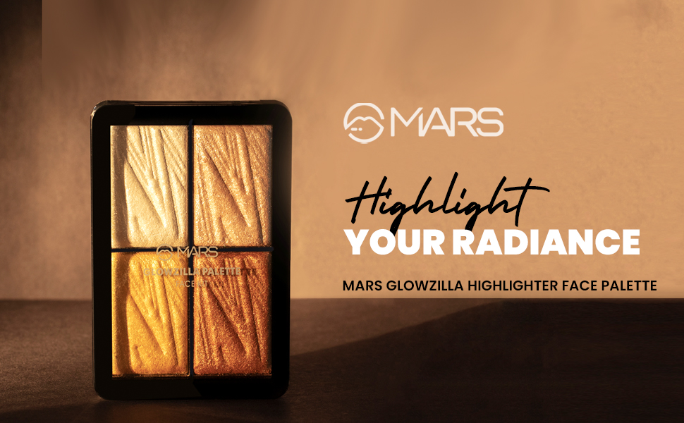 MARS Glowzilla Highlighter Face Palette