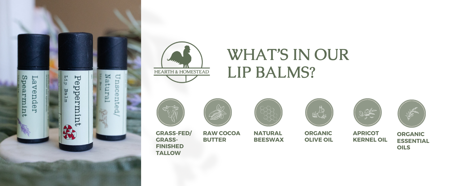 tallow lip balm collection