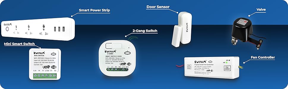 SWYAM smart devices control from anywhere anytime using mobile application