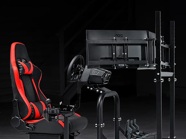 Amazon.co.jp: Dardoo レーシングシミュレータコックピット垂直