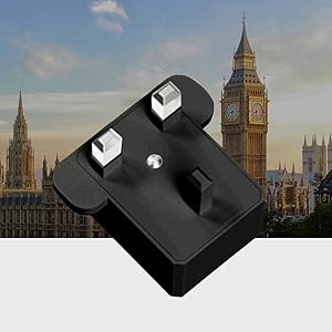 European Plug Adapter, Unidapt US to UK Europe Power Strip for EU/UK/US with USB C and 4 USB Ports, 3 AC Outlets, Wall Mountable, 5ft Extension Cord, for Travel Cruise Ship Home (Black) 24 UK compatible and all type G countries such as Ireland Dubai Hong Kong Scotland etc