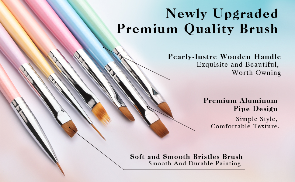 Nail art brushes nail brush nail art liner brush 3d nail art brush 