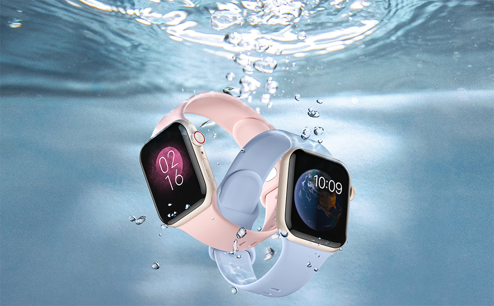 silicone bands compatible with apple watch 