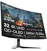 Alienware AW3225QF 32 Inch 4K UHD (3840x2160) 1700R Curved