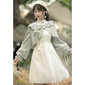 Amazon.co.jp: [SSUPTEMBER2] チャイナ 中華風 竹 長袖 ロリータ