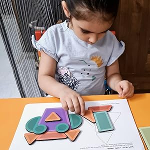 magnetic shapes puzzles fidget toys for kids