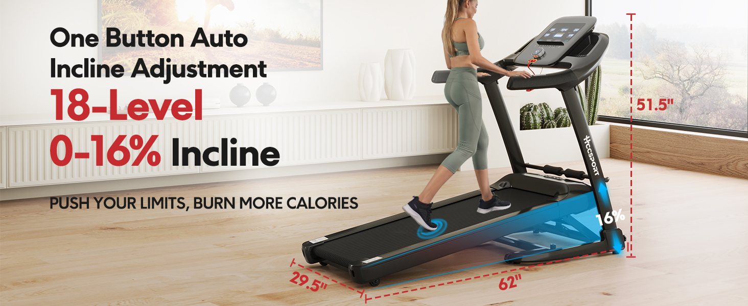 auto incline treadmill