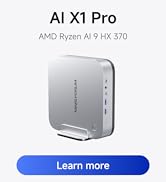 新品未開封 Minisforum 64GB+1TB　AI 9 HX 370 西川和久の不定期コラム】MINISFORUMのサブブランドからRyzen AI