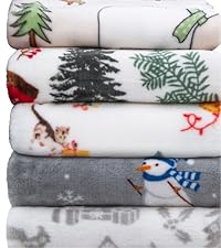 Mantas de felpa para las fiestas