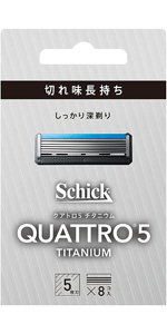 Amazon.co.jp: Schick(シック) クアトロ クアトロ5 チタニウム