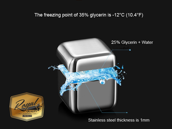 steel ice cubes