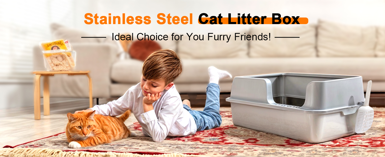 stainless steel litter box