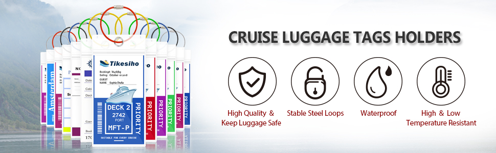 cruise luggage tags