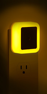 night light plug in amber