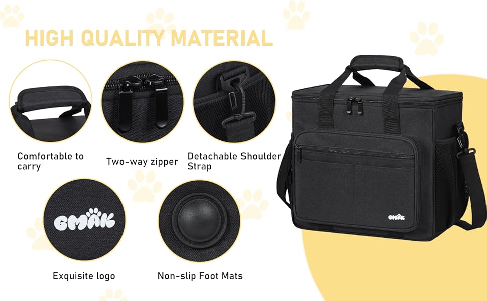 Dogs Cats Tool Organizer Tote for Pets Grooming Tools Kit