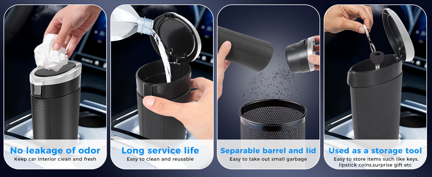car trash bin