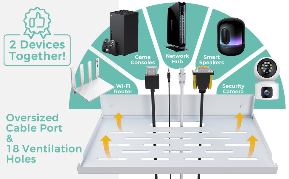 shelf for wifi router