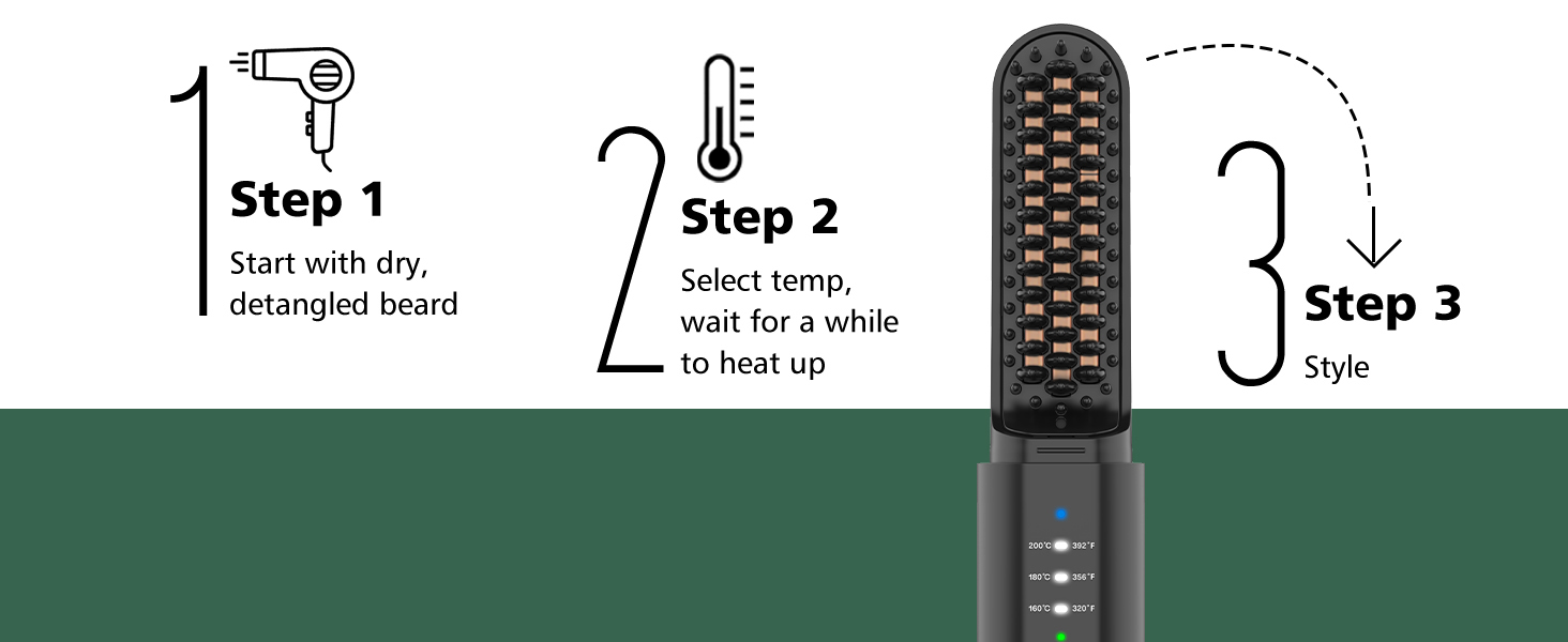 مكواة فرد اللحية للرجال