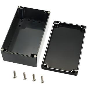 Black ABS Plastic Junction Box