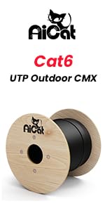 PCケーブル・コネクタ Aicat UTP CAT6 4P DIRECT BURIAL 110M is-link_1010-20011