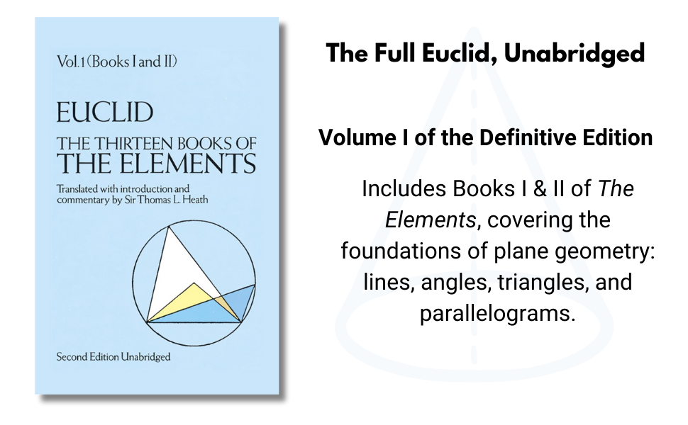 Amazon.com: The Thirteen Books of the Elements, Vol. 1