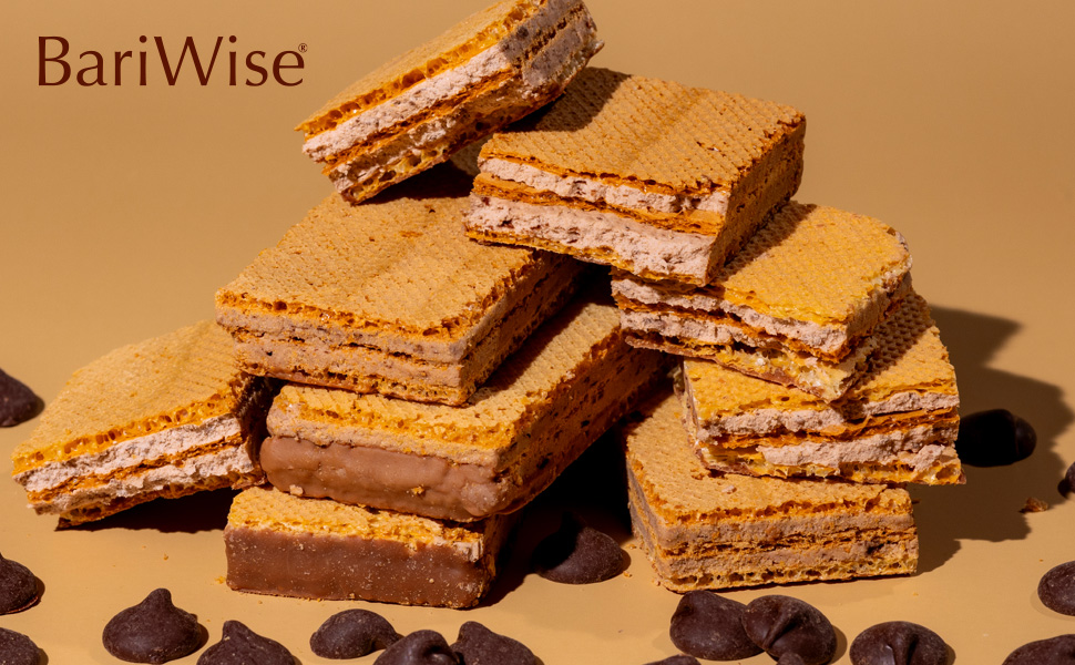BariWise Protein Wafer Bar, Chocolate Hazelnut and Vanilla (8ct)